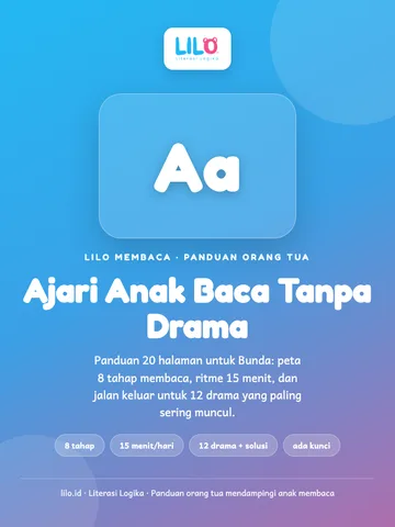 Ajari Anak Baca Tanpa Drama