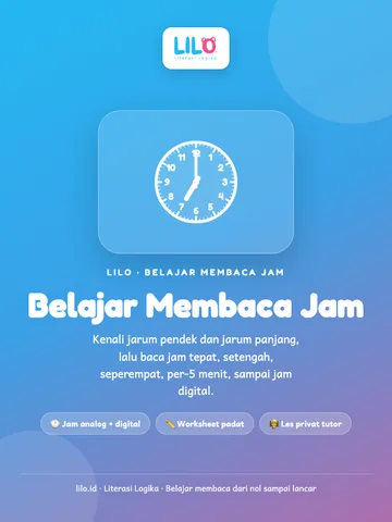 Belajar Membaca Jam