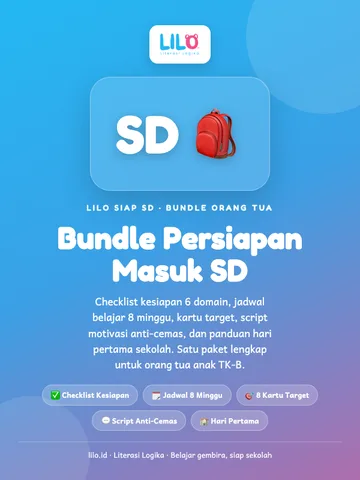Bundle Persiapan Masuk SD