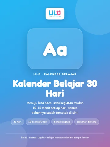Kalender Belajar 30 Hari