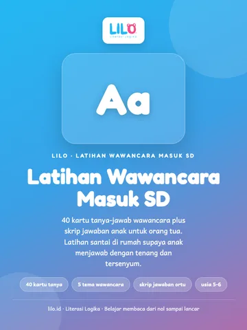 Latihan Wawancara Masuk SD