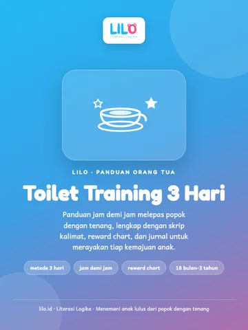 Panduan Toilet Training 3 Hari + Reward Chart Harian