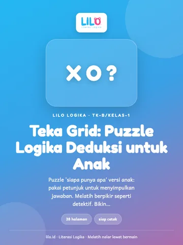 Teka Grid: Puzzle Logika Deduksi untuk Anak