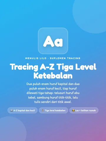 Tracing A-Z Lengkap